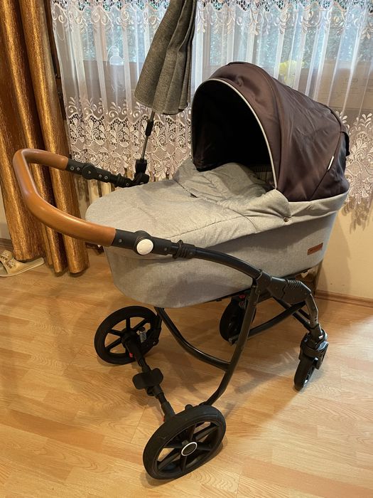 Wózek wielofunkcyjny 3w1 Riko Basic Plus Grey Fox