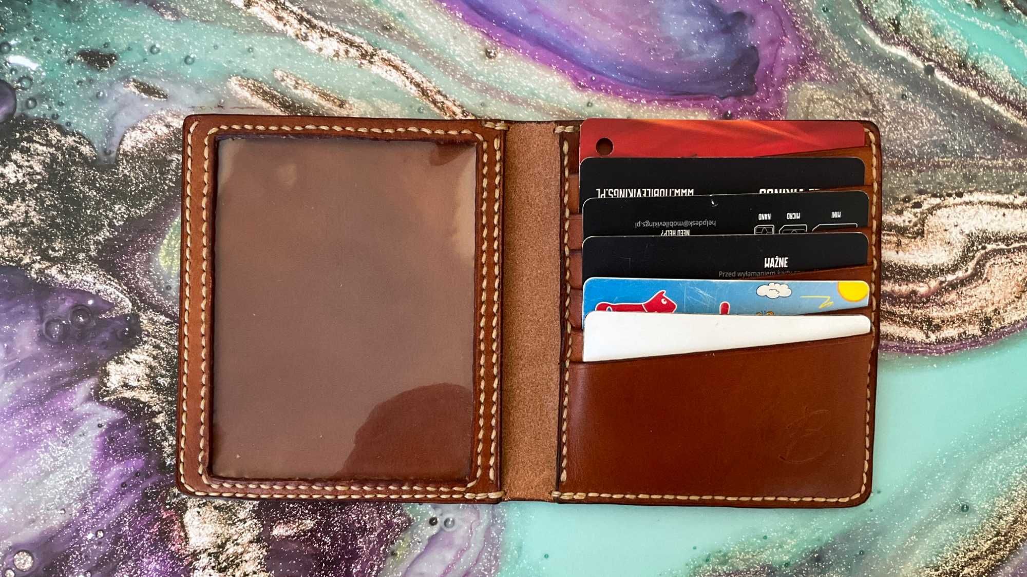 Borubar Skóroszyj - EDC - Slim wallet / portfel ze skóry