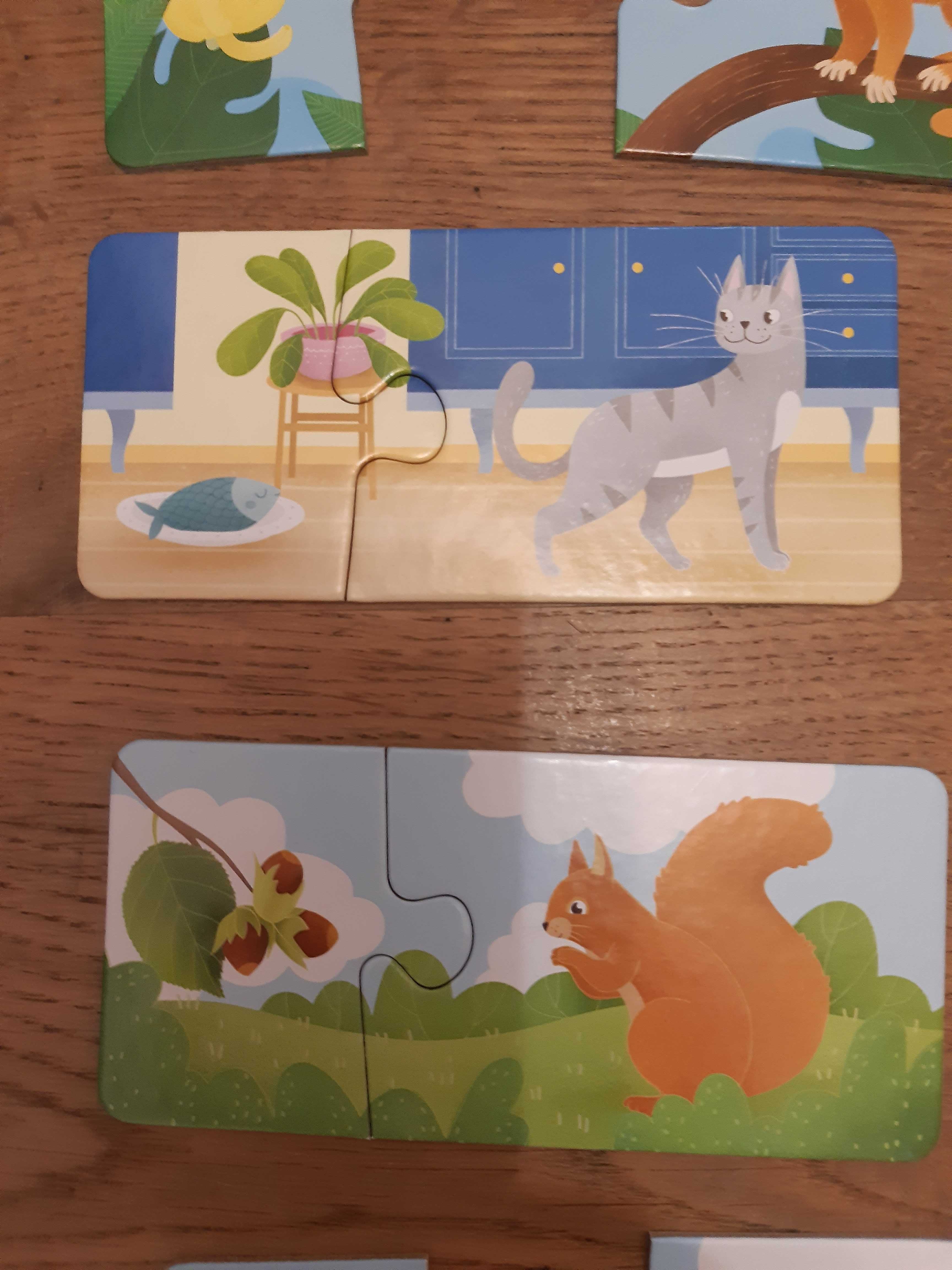 puzzle edukacyjne ze zwierzętami