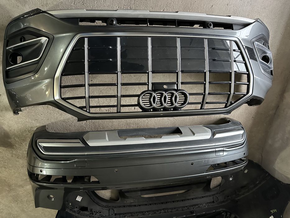 Бампер передній задній Audi Q5 80A рестайлінг premium plus