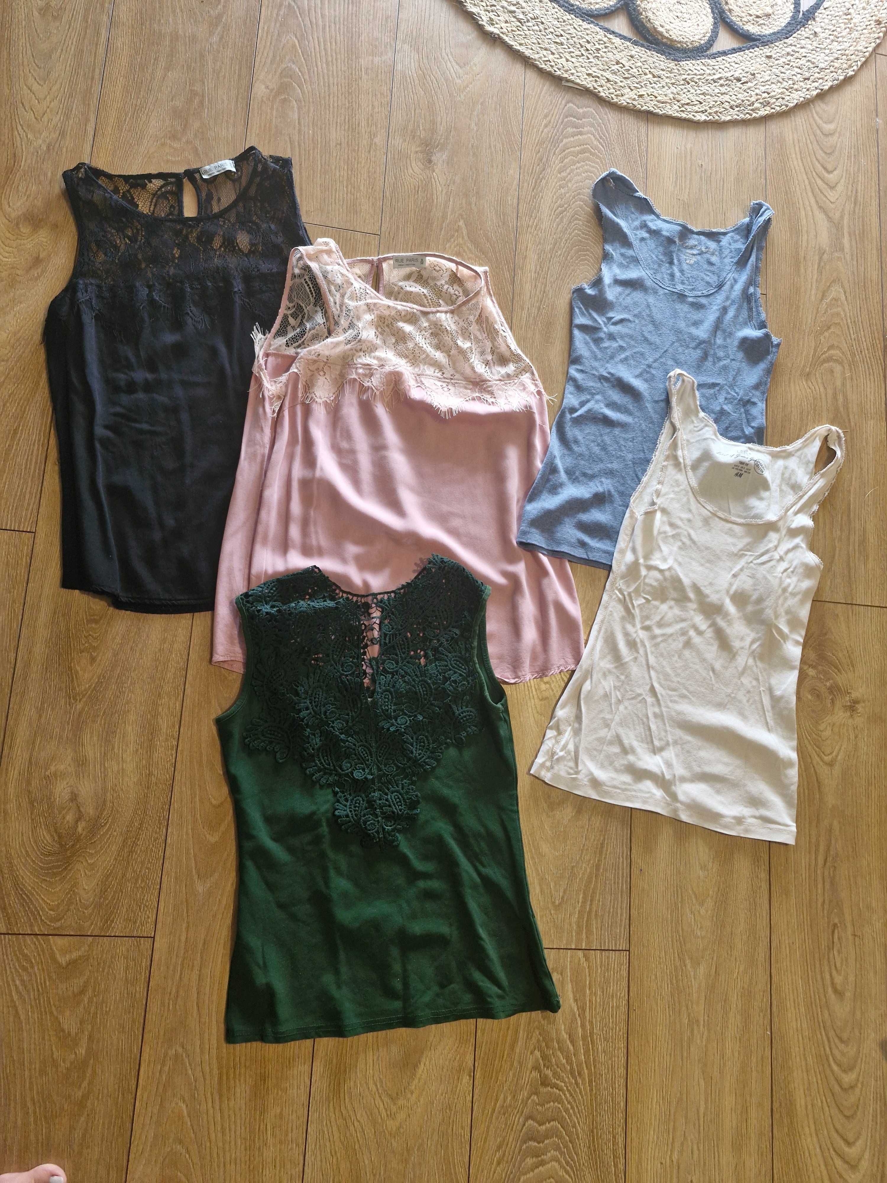 Zestaw 5 bluzek top S