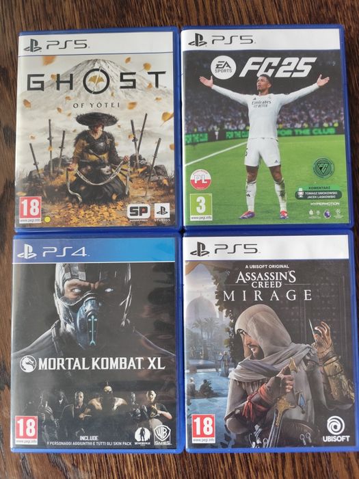 Zestaw 4 gier PS5