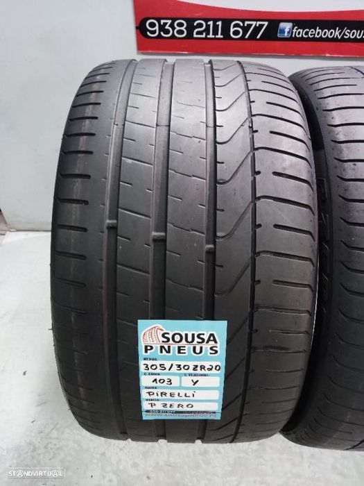 2 pneus semi novos 305-30r20 pirelli - oferta dos portes