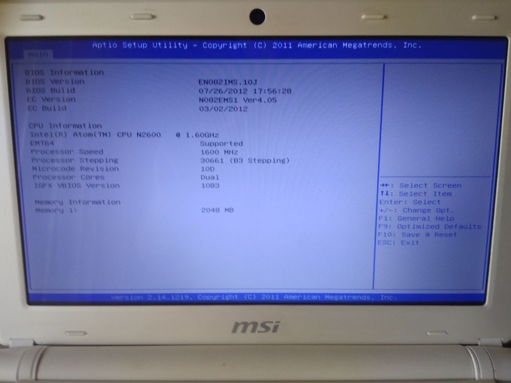 MSI U180  laptop