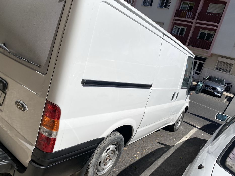 Carrinha de tres lugares Ford Transit comercial 2000tddi, ano 2005
