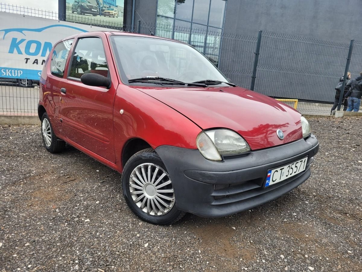 Fiat Seicento 1.1 benzyna • Radio • Niski przebieg • TORUŃ