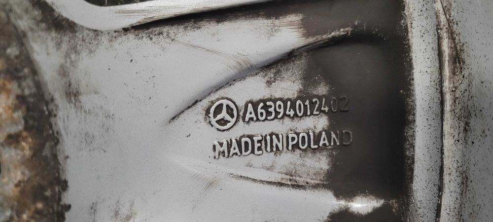 Komplet felg aluminiowych 17" Mercedes Benz