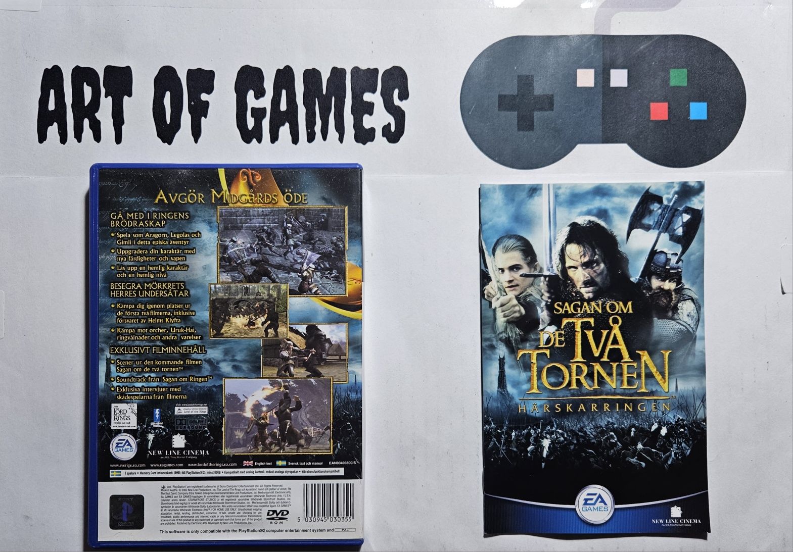 Lord of the Rings the Two Towers Ps2 Playstation 2