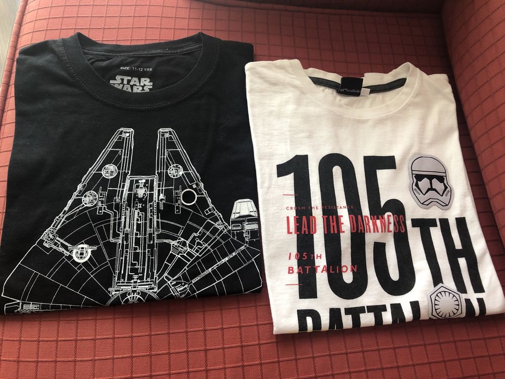 Lote T- Shirst Star Wars originais