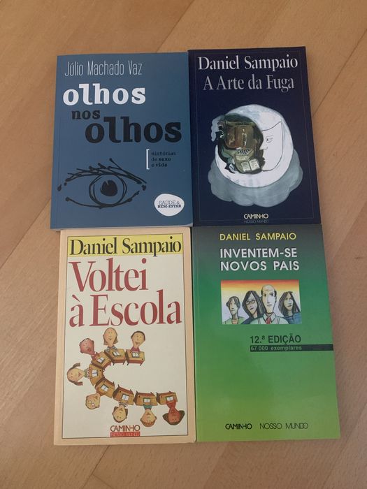 Livros Daniel Sampaio e Júlio Machado Vaz