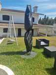 Conjunto Guarda sol, base, capa proteção e toldo extra