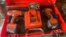 Wkrętarka Hilti SFH 14A Klucz udarowy Hilti SIW 14A (2x aku+ładowarka)