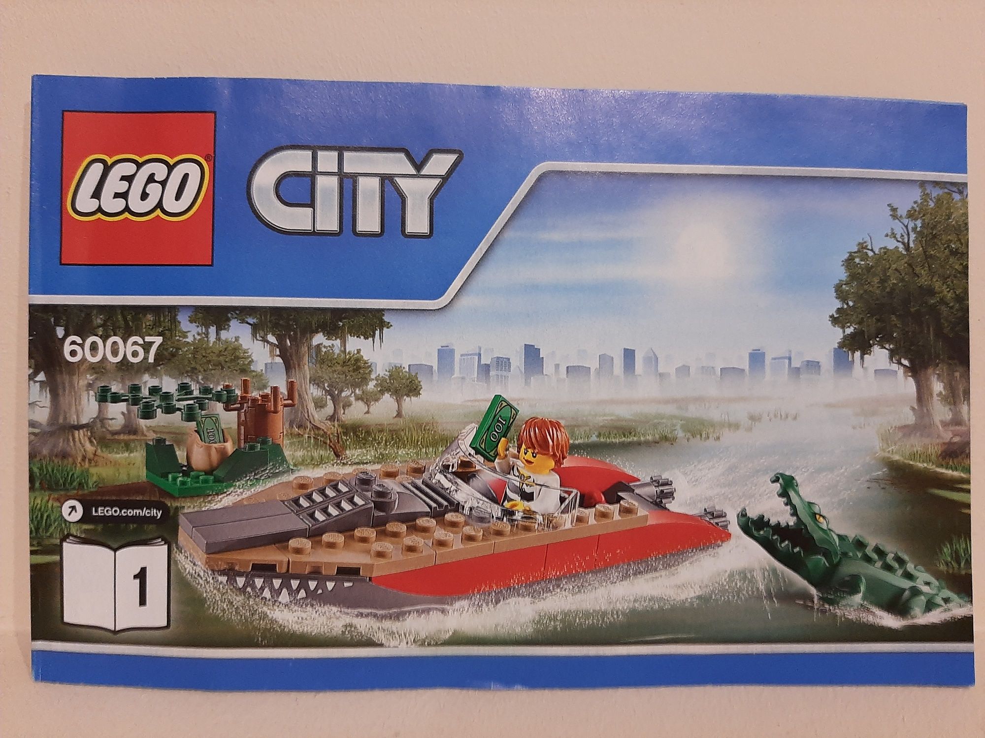 Lego City 60067 - Łódź, krokodyl i wyspa + instrukcja