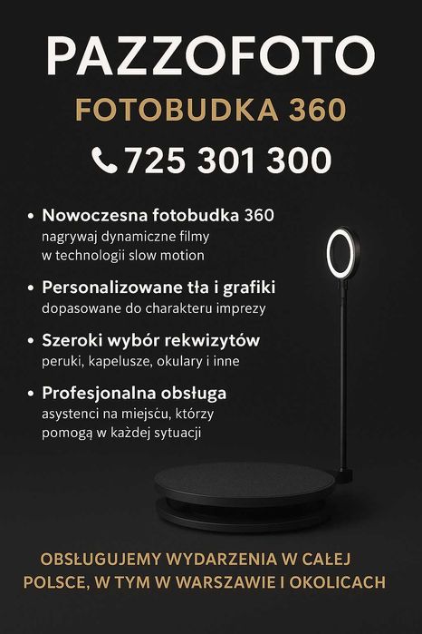 foto budka 360  na wesela urodziny eventy  niezapomniana atrakcja