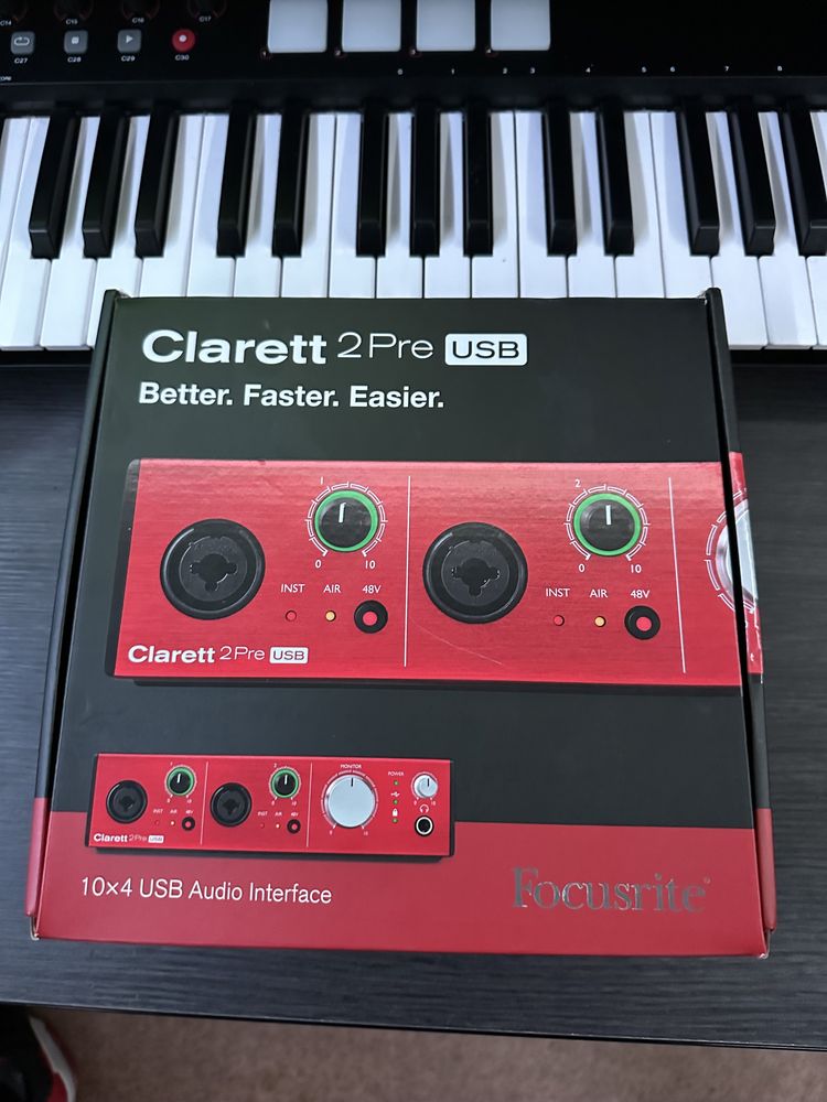 Focusrite Clarett 2Pre USB. Стан нової