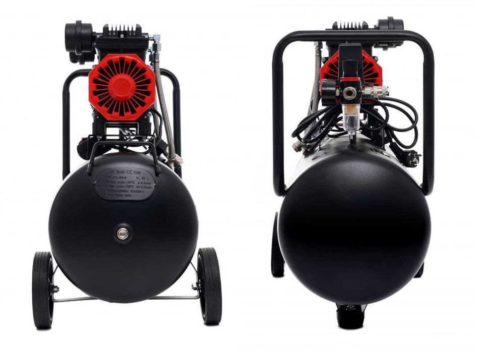 KRAFT&DELE Kompresor Bezolejowy Sprężarka 50l 230V 1,5kW KD1386