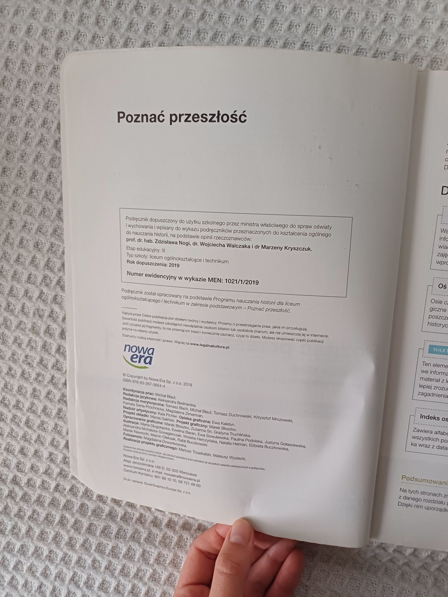 Podręcznik poznać przeszłość 1
