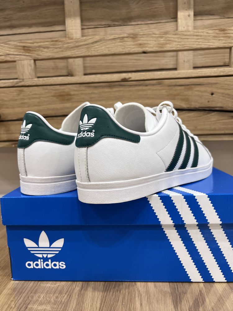 Кросівки Adidas Coast Star (White/Collegiate Green)