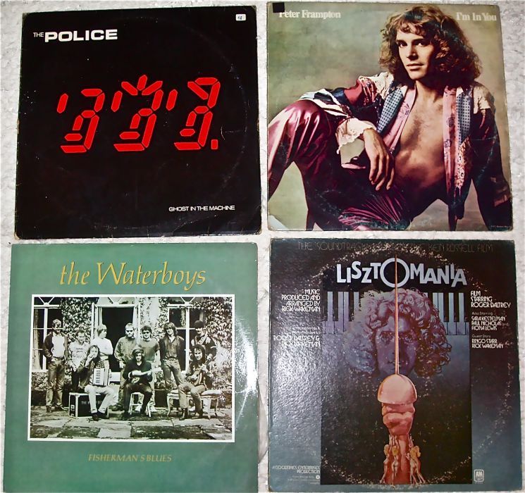 Police, Water Boys, Peter Frampton, Lisztomania