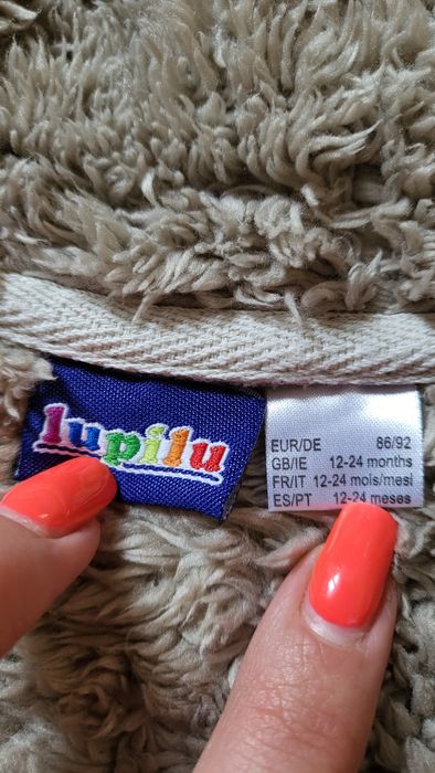 Ciepla gruba bluza uniseks 86/92