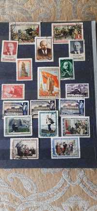редкая почтовая марка ранний СССР лист 18 одним лот для коллекционеров