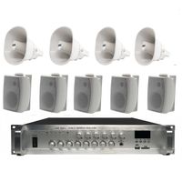 Комплект звуку  колонки,рупори,підсилювач (DV-Audio4AllAudioSkySound )