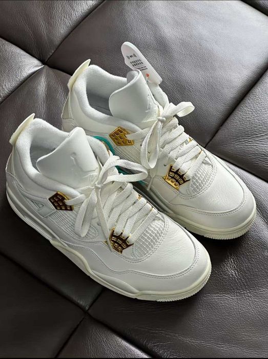 Buty Trampk Jordan 4 Retro Metallic Gold R.45