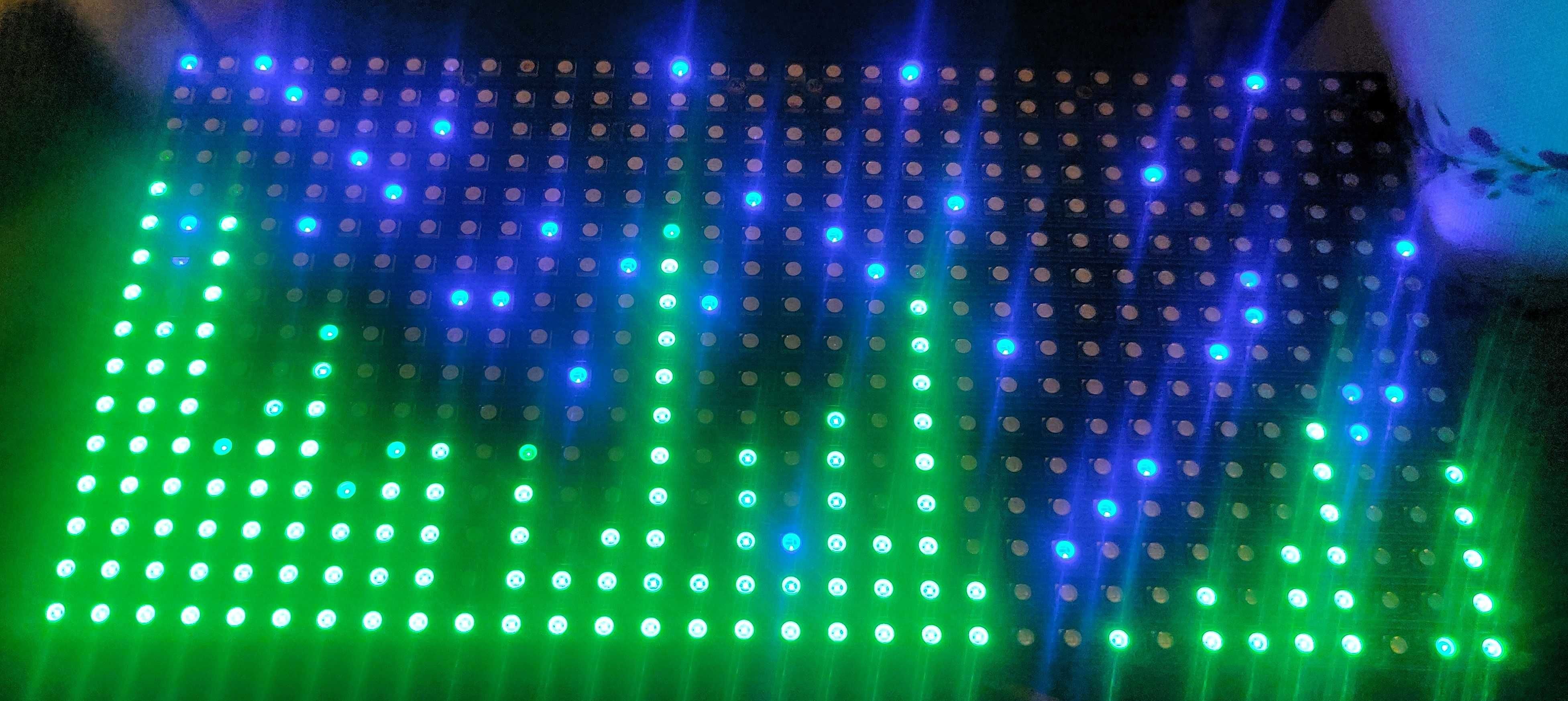 Display LEDs RGB de Espectro Musical Controlado por Som