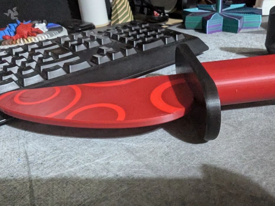 Faca 'Real Knife' de Chara (Undertale) para Cosplay