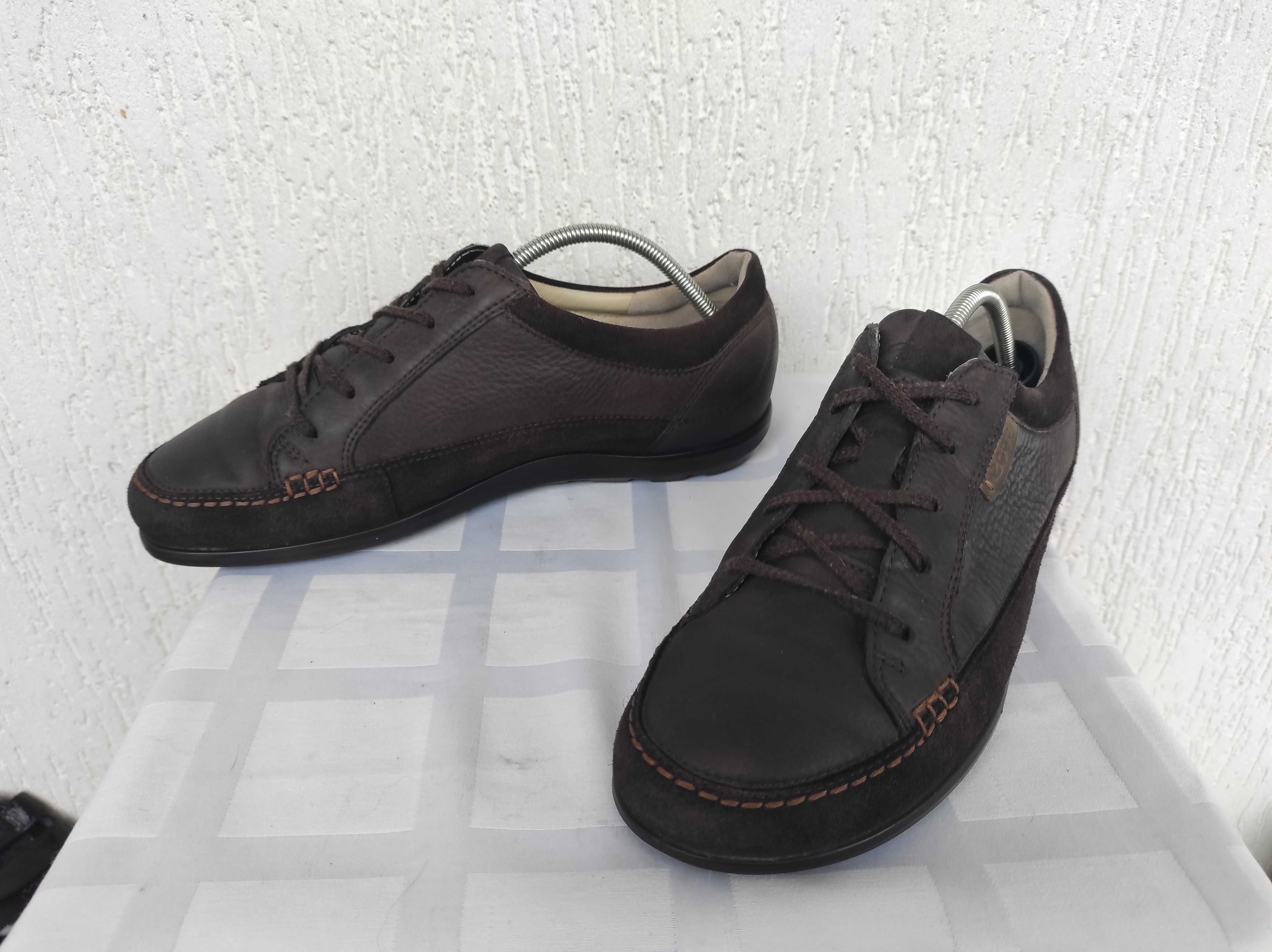 Туфли мокасини кожанние Ecco Danish design р.39