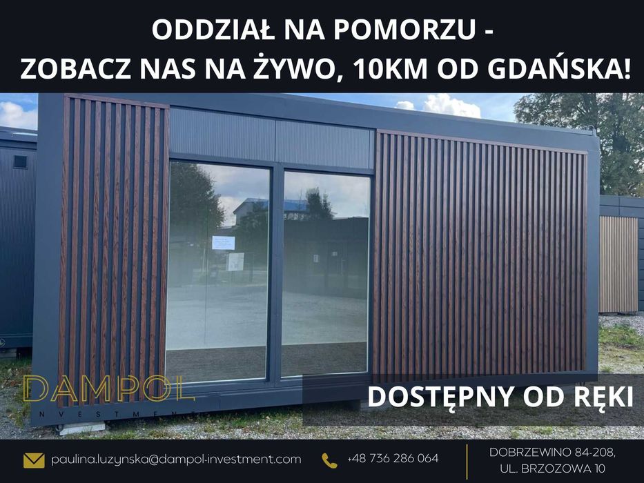 Pawilon biurowy 6X3 /  18m2 / handlowy, usługowy