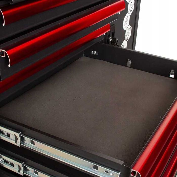 SZAFKA WARSZTATOWA WÓZEK Narzędziowy Serwisowy Pusty 7-Szuflad Półka