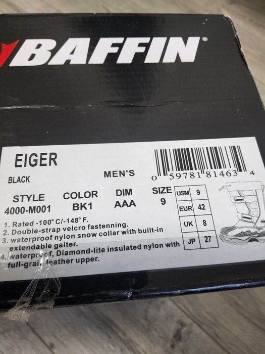 чоботи зимові теплі, міцні і зручні, buffin. сапоги, ботинки, snow b.