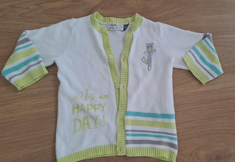 Lote t-shirts + Casaco 9-12 meses