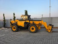 JCB 540 140 Hi-Viz Klima Widły Łyżka, przesuw boczny, 2018 rok, UDT