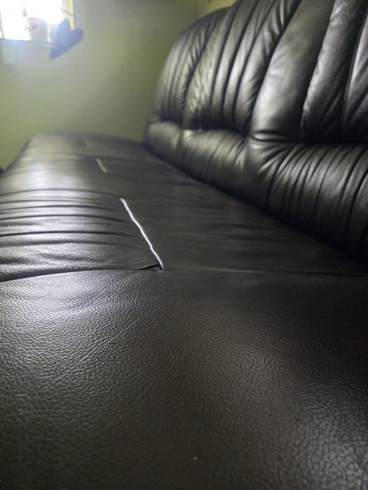 Komplet wypoczynkowy fotele +.kanapa skóra