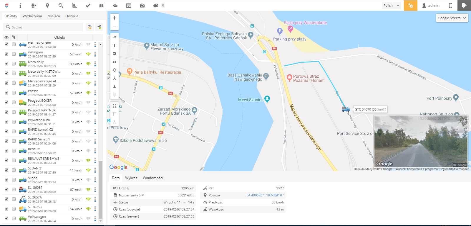 Lokalizator GPS monitoring lokalizacja nadajnik gps śledzenie e-TOLL