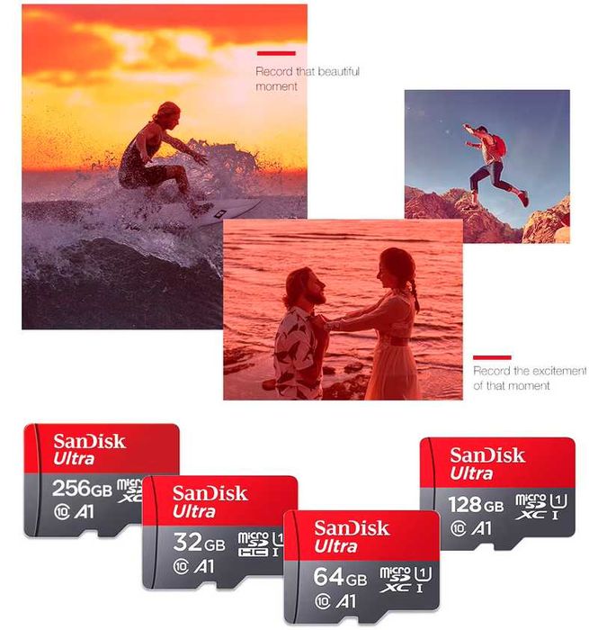 Szybka karta pamięci SANDISK ULTRA micro SDXC 64GB