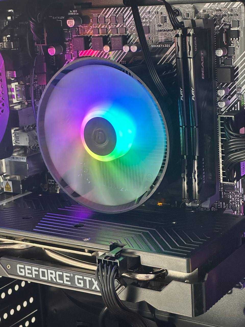 Ігровий комп'ютер /ryzen 5 5500/b450/m2 512gb/16 gb ram/1660 super 6gb