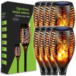 8x Lampa solarna ogrodowa wbijana led 50cm