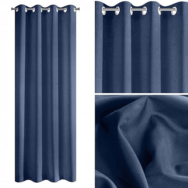 Zasłona 140x250 Dekoracyjna okienna GOTOWA Adore Granat