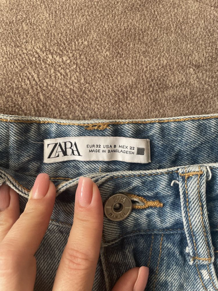 Джинсовые шорты zara