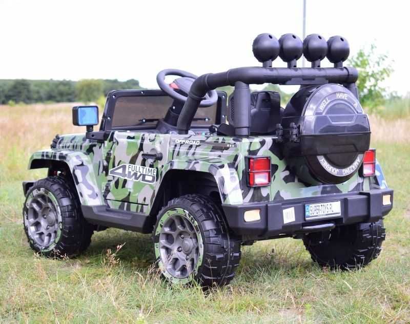 Auto samochód na akumulator JEEP FULLTIME 4x4 buggy terenowy na pilota