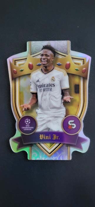 Vini Jr Real Royalty Shield  Topps Superstars 20