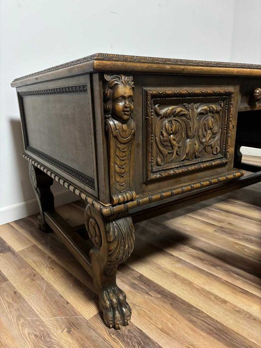 Komplet mebli gabinet Antyk Lwie łapy