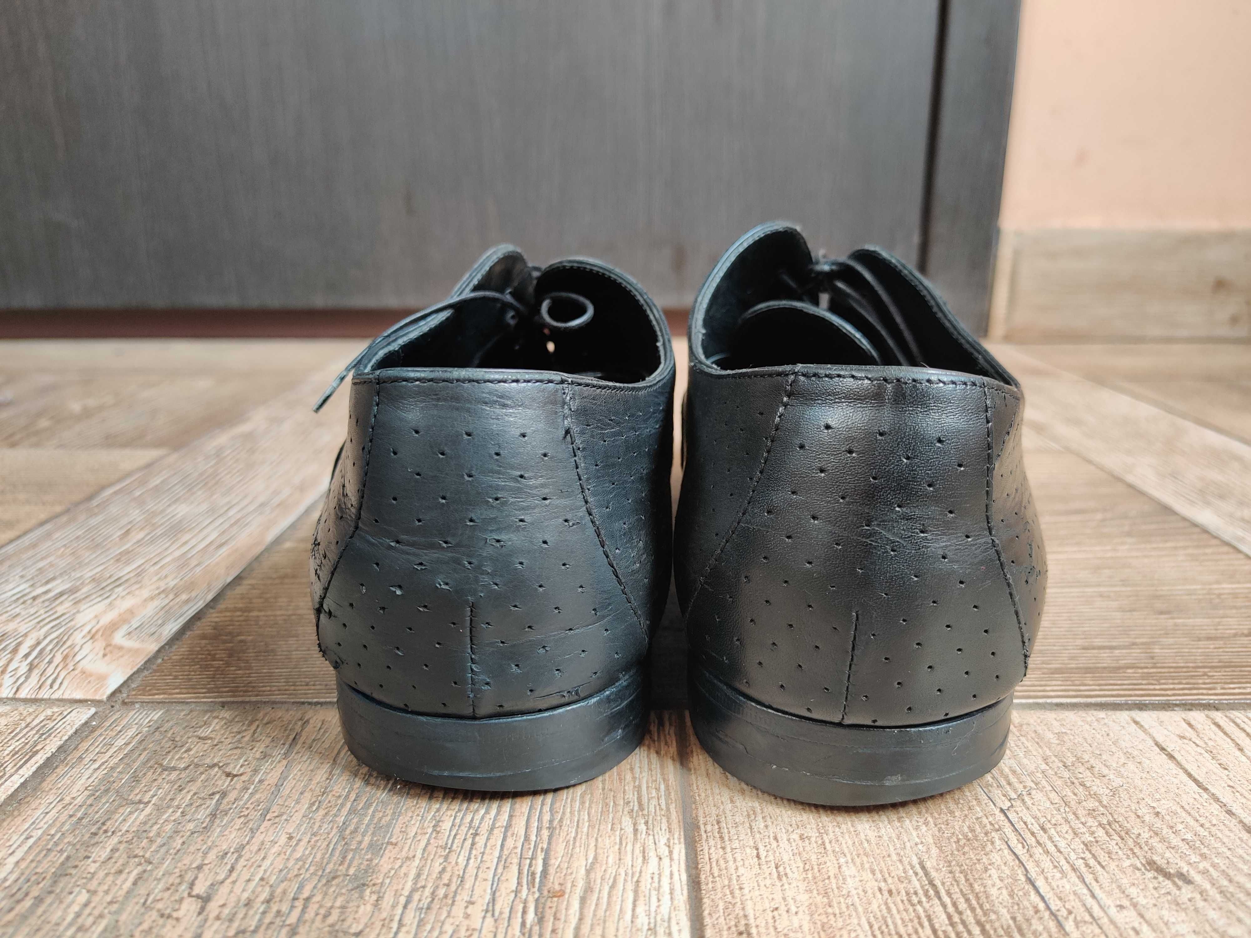 Мужские классические кожаные туфли hugo boss  43,5 (9 1/2 )