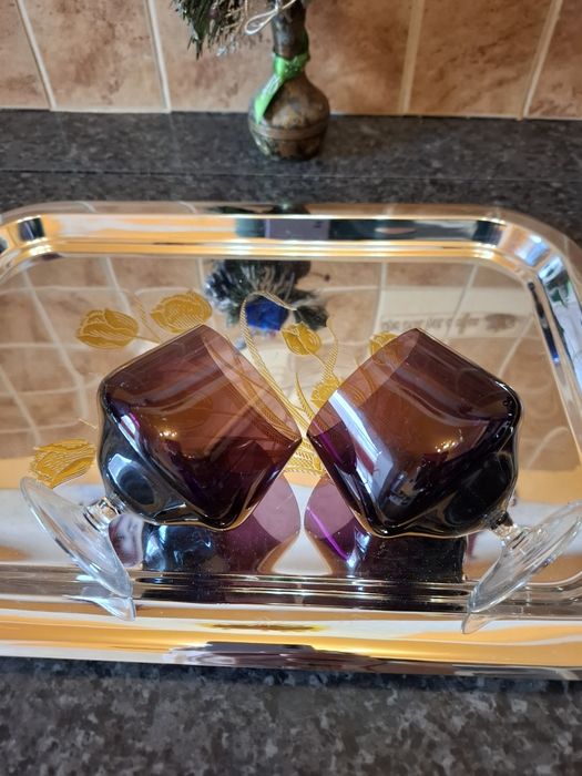 Бокалы ремеры цветной хрусталь Германия