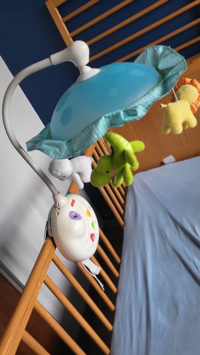 Karuzela na łóżeczko z projektorem Fisher Price 3w1. Zwierzaczki.