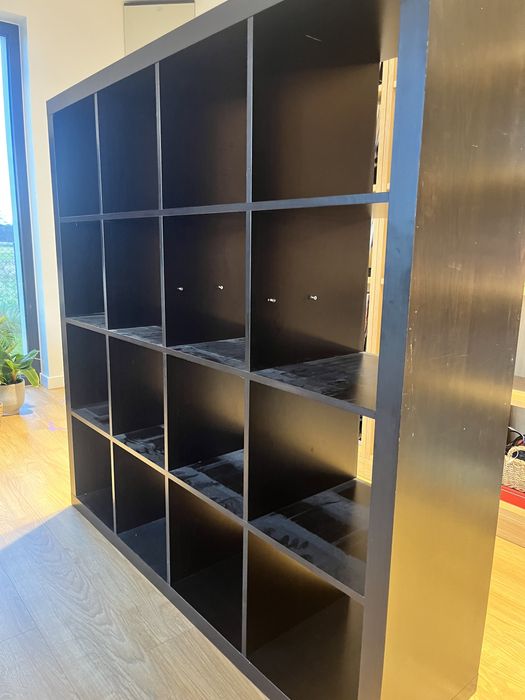 Regal ikea Kalax 147cm x 147cm brąz
