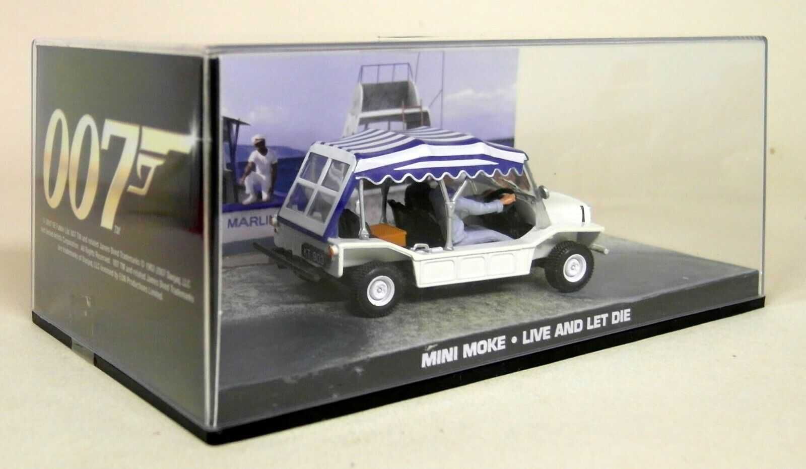 Mini Moke 1/43 007 com diaroma NOVO caixa por abrir